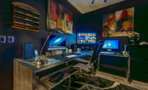 Custom Home Automation Office KW Audio Office