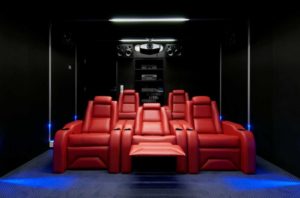 Custom made Seation for Home Theater
