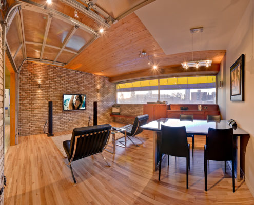 Custom Home Automation Dining Loft