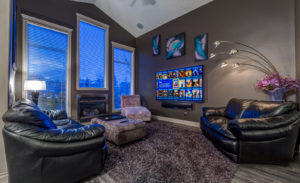 Custom Home Automation K&W Audio Living Room