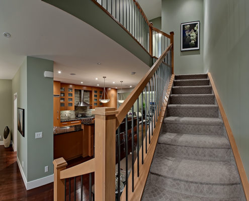 Other Custom Home Automation Staircase To Kitchen
