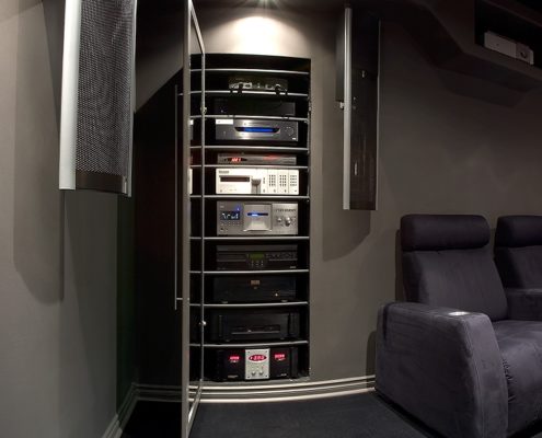 custom home theatre calgary Grand Theatre Gear Rack