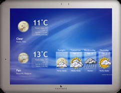 Weather -TouchPoint 700 and 1210 are new completely customizable tablet PC touchscreens
