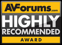 AV Forums Highly Recommended Award
