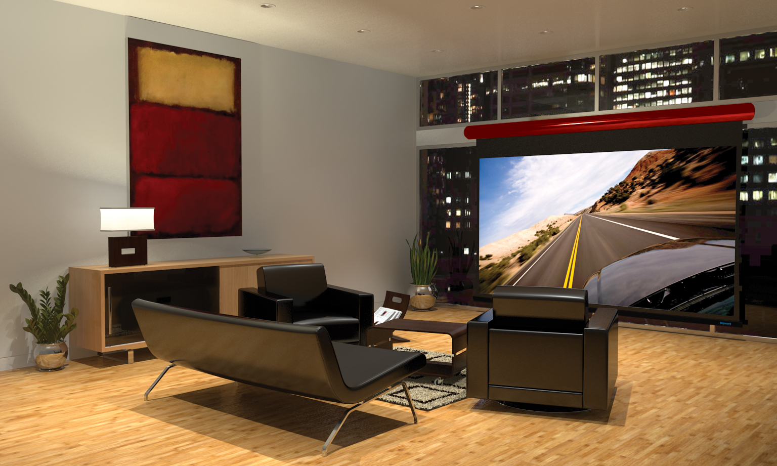 what home theater projector screen is right for you is acoustic transparency.