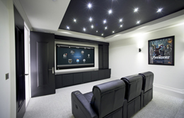 Home Theatre design in Calgary & Area by K&W Audio your custom home theatre specialists.
