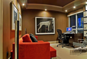 home office custom design and electronics by K&W Audio.