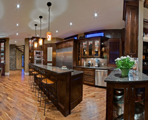 custom kitchen audio video design and integration in calgary at k&w audio